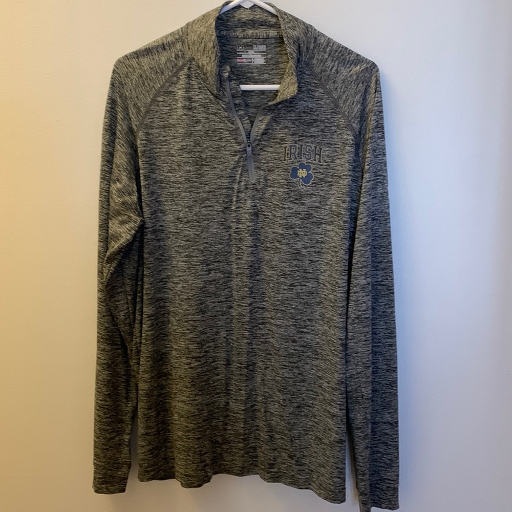 Men’s Notre Dame Quarter Zip XL